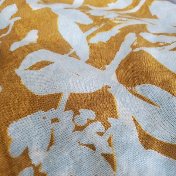 AVA & VIV Floral Linen Smocked Waist Shorts Women's Size X - Picture 5 of 5